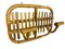 Rattan Coat Rack in the style of Olaf Von Bohr, Italy, 1960s 1