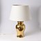 Golden Ceramic Table Lamp by by Aldo Londi for Bitossi, 1970s 3