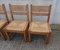 Danish Pine and Wicker Chairs by Tage Poulsen for GM Möbler, Denmark, 1974, Set of 6 3