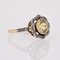 19th Century 18 Karat Yellow Gold Flower Ring with Ceylon Yellow Sapphire and Diamonds, Image 11