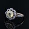 19th Century 18 Karat Yellow Gold Flower Ring with Ceylon Yellow Sapphire and Diamonds, Image 7