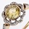 19th Century 18 Karat Yellow Gold Flower Ring with Ceylon Yellow Sapphire and Diamonds, Image 9