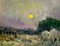 Michael Forster, Luna llena, 1980, Pintura de acrílico, Imagen 1