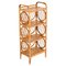 Italian 4-Shelf Bookcase in Bamboo and Rattan by Vivai del Sud, 1970s 1