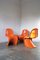Chaises Panton Orange par Verner Panton pour Herman Miller, 1970s, Set de 4 3