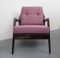 Sessel mit violetten Kissen, 1950er 1