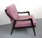 Armchair with Violet Cushions, 1950s 5