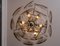 Kronleuchter aus Rauchglas & verchromtem Metall mit sieben Leuchten, 1970er 13