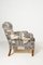 English Style Armchair with Fabric by Fornasetti, 1990s 19