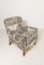 English Style Armchair with Fabric by Fornasetti, 1990s, Image 16