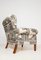 English Style Armchair with Fabric by Fornasetti, 1990s 8