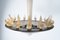 Elio Murano Glass Flame Chandelier by Marco Mencacci for Barovier & Toso, 1950s 2