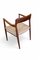 Model 56 Dining Chair in Teak and New Wicker Seat by Niels O. Møller, 1960s 11