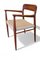 Model 56 Dining Chair in Teak and New Wicker Seat by Niels O. Møller, 1960s 3