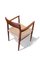 Model 56 Dining Chair in Teak and New Wicker Seat by Niels O. Møller, 1960s 6