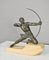 Art Deco Sculpture the Archer Hercules by Max Le Verrier, 1920s 3
