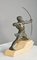 Art Deco Sculpture the Archer Hercules by Max Le Verrier, 1920s 6