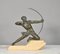 Art Deco Sculpture the Archer Hercules by Max Le Verrier, 1920s 1