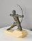 Art Deco Sculpture the Archer Hercules by Max Le Verrier, 1920s 2
