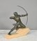 Art Deco Sculpture the Archer Hercules by Max Le Verrier, 1920s 5