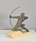 Art Deco Sculpture the Archer Hercules by Max Le Verrier, 1920s 13
