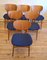 Mid-Century Modern Teak Esszimmerstühle, 1960er, 6 . Set 6