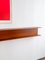 Mid-Century Wandregal aus Teak von Walter Wirz für Wilhelm Renz, 1960er 4