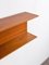 Mid-Century Wandregal aus Teak von Walter Wirz für Wilhelm Renz, 1960er 9