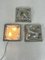 Murano Glass Wall Lamps in the style of Toni Zuccheri for Mazzega, 1960s, Set of 3 4