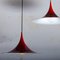 Semi Pendants by Claus Bonderup & Torsten Thorup for Fog & Mørup, 1960s, Set of 2 3