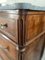 Antique Italian Louis XVI Commode in Walnut with Gray Marble 14