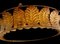 Spanish Crown Sunburst Fixture in Gilt Metal and Frost Glass, 1950 8