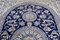Middle Eastern Hand-Knotted Nain Kashmiri Rug with Lachak-Toranj Medallion in Silk 8