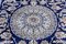 Middle Eastern Hand-Knotted Nain Kashmiri Rug with Lachak-Toranj Medallion in Silk 5