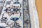 Middle Eastern Hand-Knotted Nain Kashmiri Rug with Lachak-Toranj Medallion in Silk 14