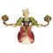 Applique Murale Lady en Bois Sculpté, 1900s 1