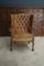 Club chair vintage in pelle color cognac, Immagine 2
