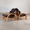 Set of Sculptural Lounge Chairs attributed to Adalberto Dal Lago, Italy, 1974 6