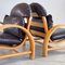 Set of Sculptural Lounge Chairs attributed to Adalberto Dal Lago, Italy, 1974 4