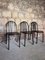 Black Chairs by Robert Mallet-Stevens, Set of 3 1
