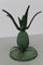 Französischer Hollywood Regency Ananas Beistelltisch aus Messing & Glas von Maison Jansen, 1970er 15