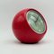Space Age Red Globe Clock, 1970s 1