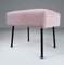Ottoman in Pink Dedar Upholstery, 1950s, Set of 3, Image 3