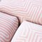 Ottoman in Pink Dedar Upholstery, 1950s, Set of 3, Image 17
