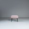 Ottoman in Pink Dedar Upholstery, 1950s, Set of 3, Image 8