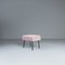 Ottoman in Pink Dedar Upholstery, 1950s, Set of 3, Image 7