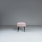 Ottoman in Pink Dedar Upholstery, 1950s, Set of 3, Image 6
