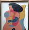 Richard Lindner, Busenengel, 1970, Painting, Framed 10