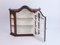 Wooden Wall Cabinet with Glass Door and White Shelves 6