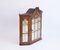 Wooden Wall Cabinet with Glass Door and White Shelves 4
